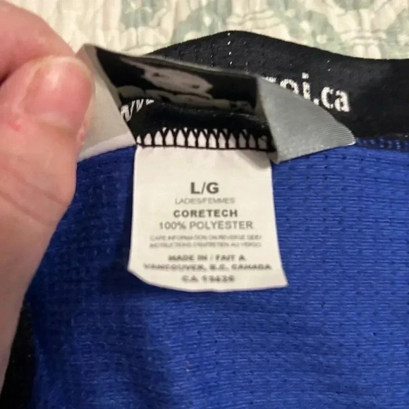 SUGOI Blue & Black Versa Running/Cycling Vest Sz L Measurements in pics - Picture 3 of 8